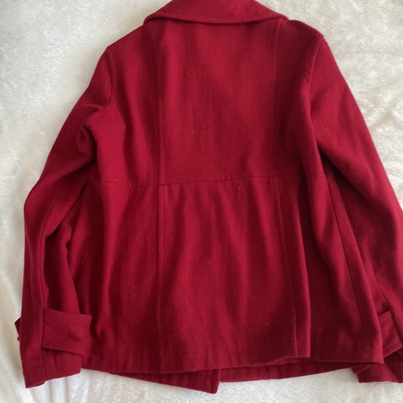 Gap. Red wool pea coat. Size L. - Picture 9 of 9